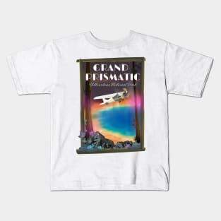 Grand Prismatic Yellowstone National Park Kids T-Shirt